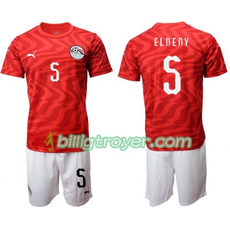 Billige Fotballdrakter Egypt Elneny 5 Barn Hjemmedraktsett 2019 Kortermet